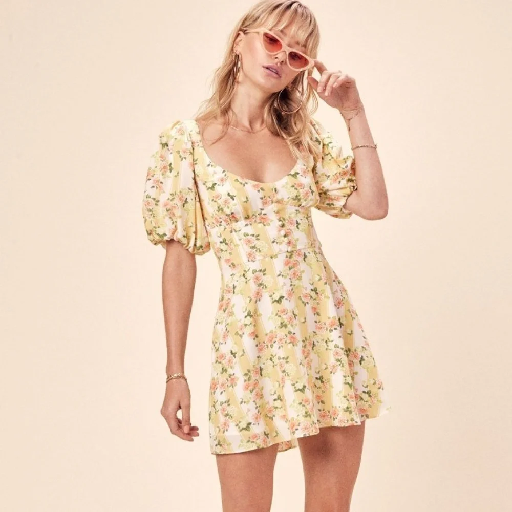 🍒NWOT🍒 FOR LOVE & LEMONS MINI DRESS XS - Picture 7 of 9